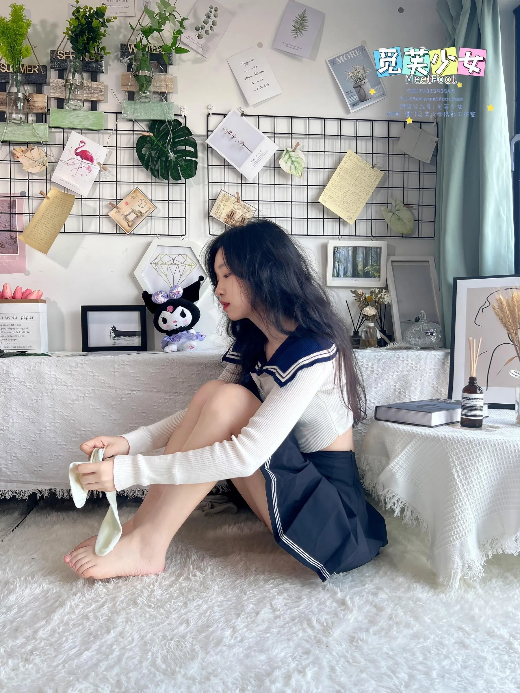 [觅芙少女]NO.018 JK短裙美少女-1 [105P]插图1